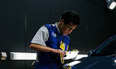 コーティング作業